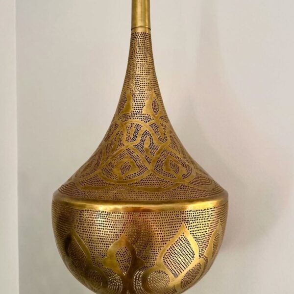 نجفة نحاس مستديرة ذهبي عالي الجودة للصالونات