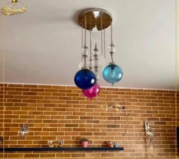 تصميم نجف كلاسيك نحاس فاخر لغرف الصالون من كمشكاة