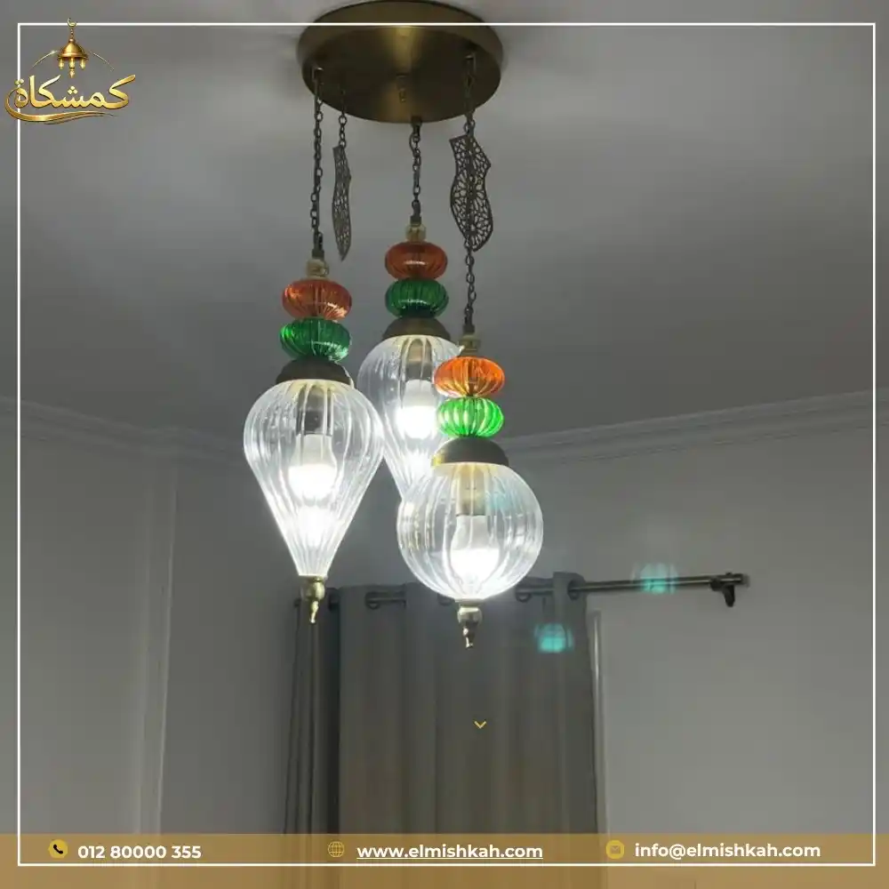 تصميم نجف مودرن فخم لغرف المعيشة من كمشكاة